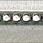Custom Frame - Style: 97-702; Color: Beaded Silver/Silver; Face Width: Medium; Rabbet: 17/32;