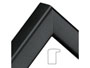 Custom Frame - Style: W714-50; Color: Black; Face Width: Narrow; Rabbet: 5/8;