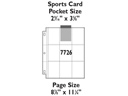 PhotoGuard CardKeeper - Holds 18 - 2-1/2" x 3-1/2" (25/pk)