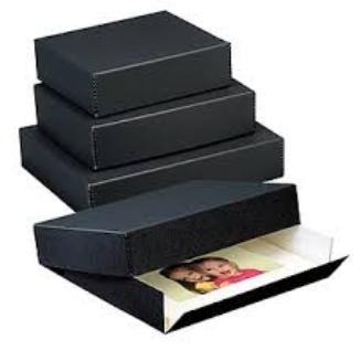 BLACK TRUECORE DROP-FRONT BOX 13 X 19 X 1-1/2