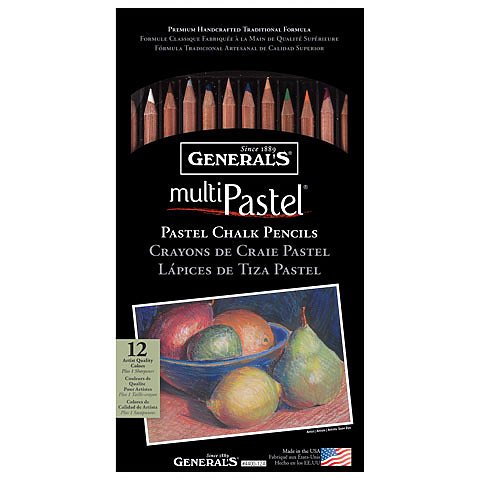Pastel Chalk Pencils Set 12pk