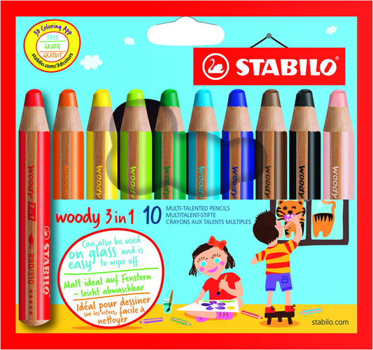 WOODY 3 IN 1 PENCILS & SETS