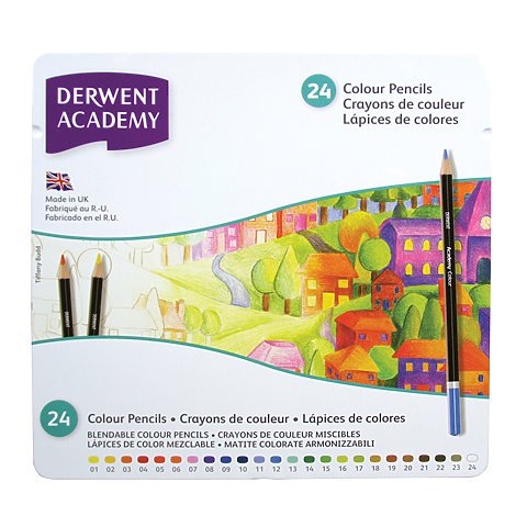 Academy Colored Pencil Tin Set