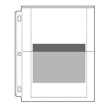 EZ2C Poly Photo Pages, Holds 4 - 4 x 6 - White (25/pk), Gallery Style ...